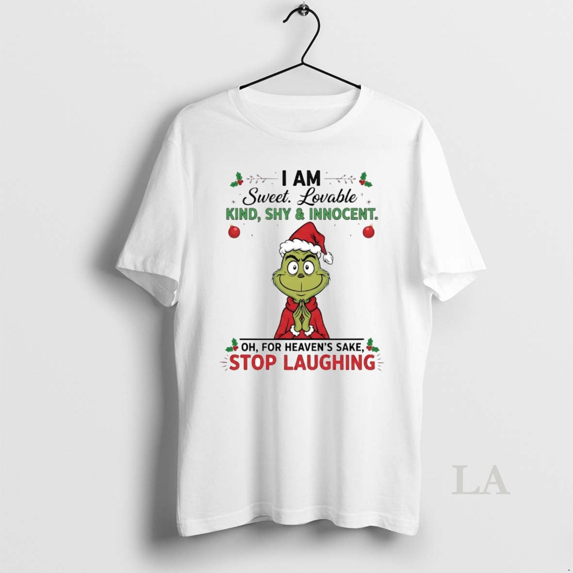 Original Grinch I Am Sweet Lovable Kind Shy And Innocent Christmas T-Shirts, Hoodie, Sweatshirt | InkNestWear.com
