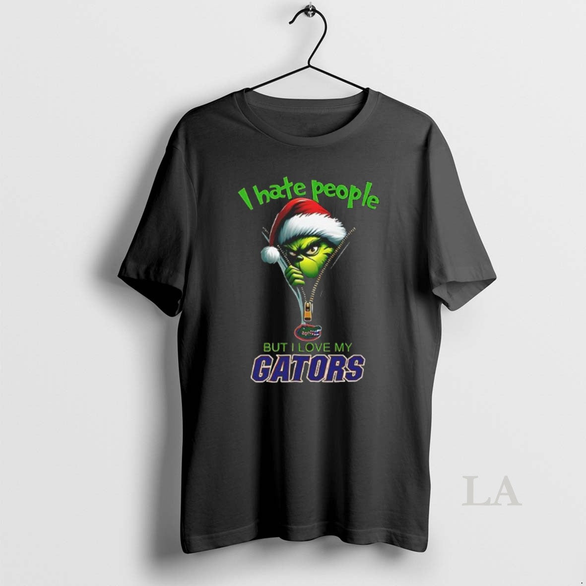 Original Grinch I Hate People But I Love My Florida Gators Merry Christmas