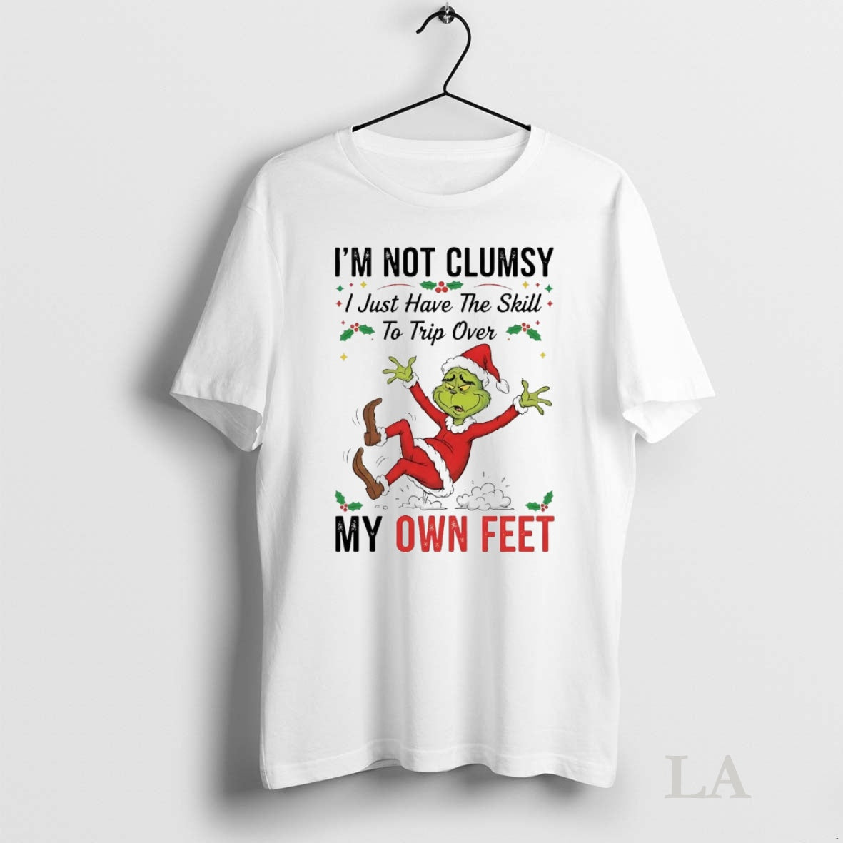 Original Grinch Im Not Clumsy I Just Have Skill To Trip Own Feet Christmas T-Shirts, Hoodie, Sweatshirt | InkNestWear.com