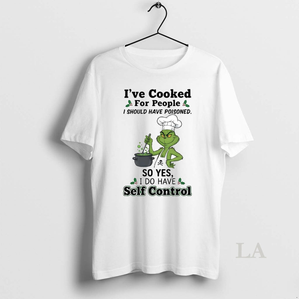 Original Grinch Ive Cooked For People I Should Have Poisoned Christmas T-Shirts, Hoodie, Sweatshirt | InkNestWear.com
