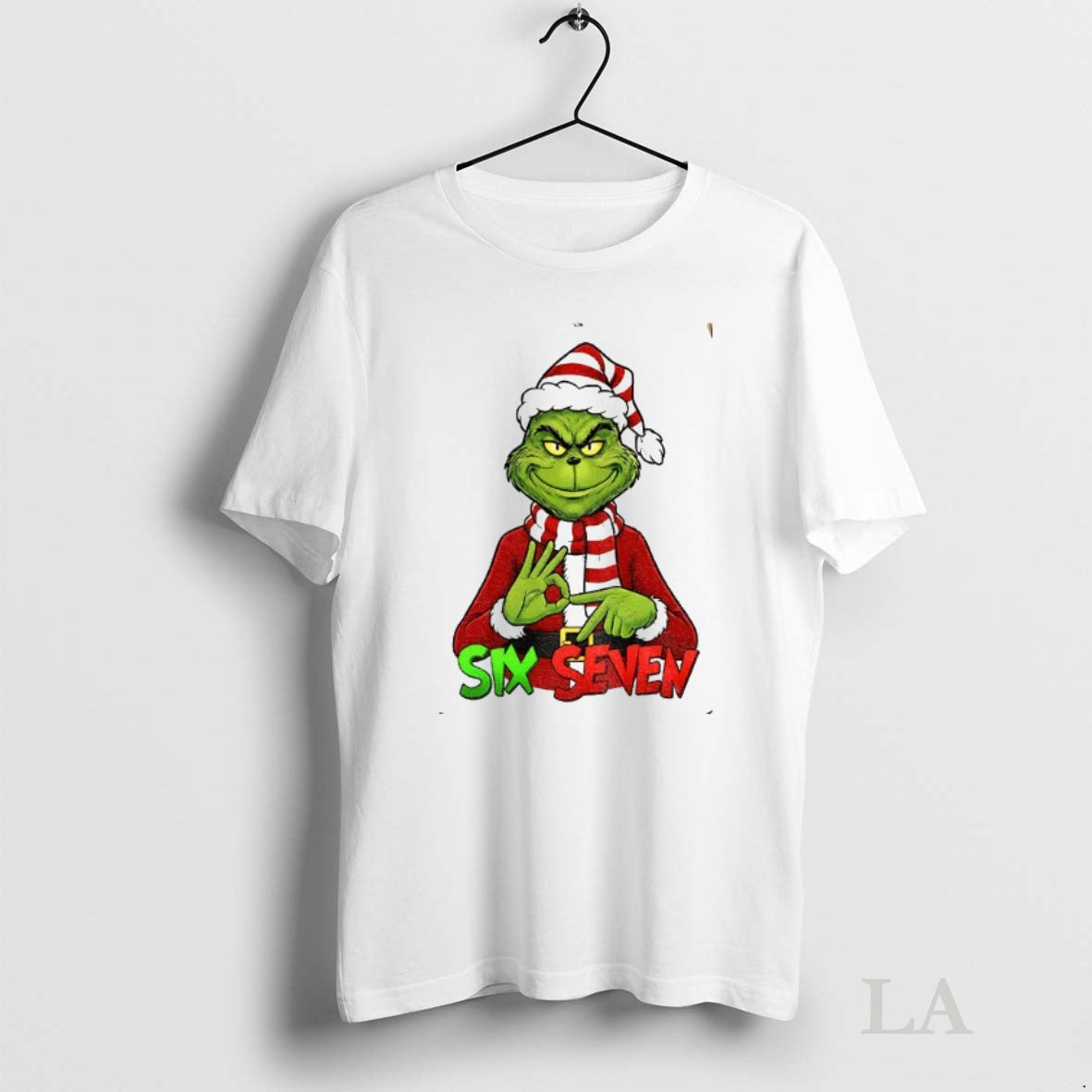 Original Grinch Santa Claus Six Seven Meme Merry Christmas T-Shirts, Hoodie, Sweatshirt | InkNestWear.com