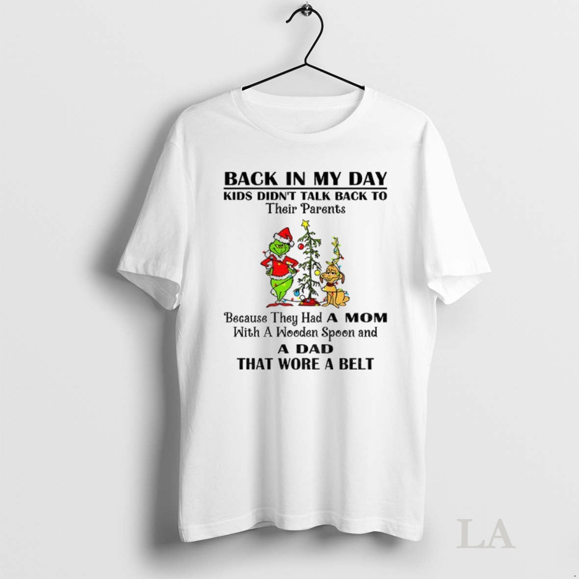 Original Grinch Santa Claus Back In My Day Kids Didnt Talk Back To Their Parents T-Shirts, Hoodie, Sweatshirt