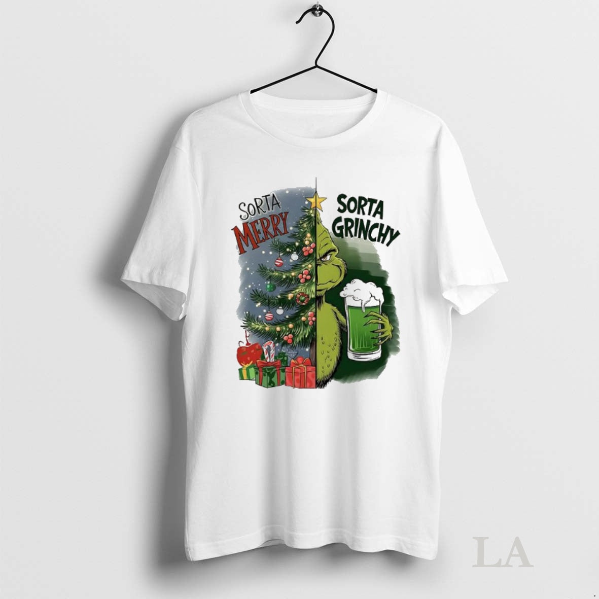 Original Grinch Sorta Merry Sorta Grinchy Christmas Holiday T-Shirts, Hoodie, Sweatshirt | InkNestWear.com