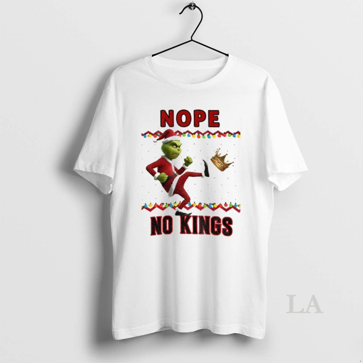 Original Grinch Ugly Xmas Nope No Kings Anti Maga Christmas 2025 T-Shirts, Hoodie, Sweatshirt | InkNestWear.com