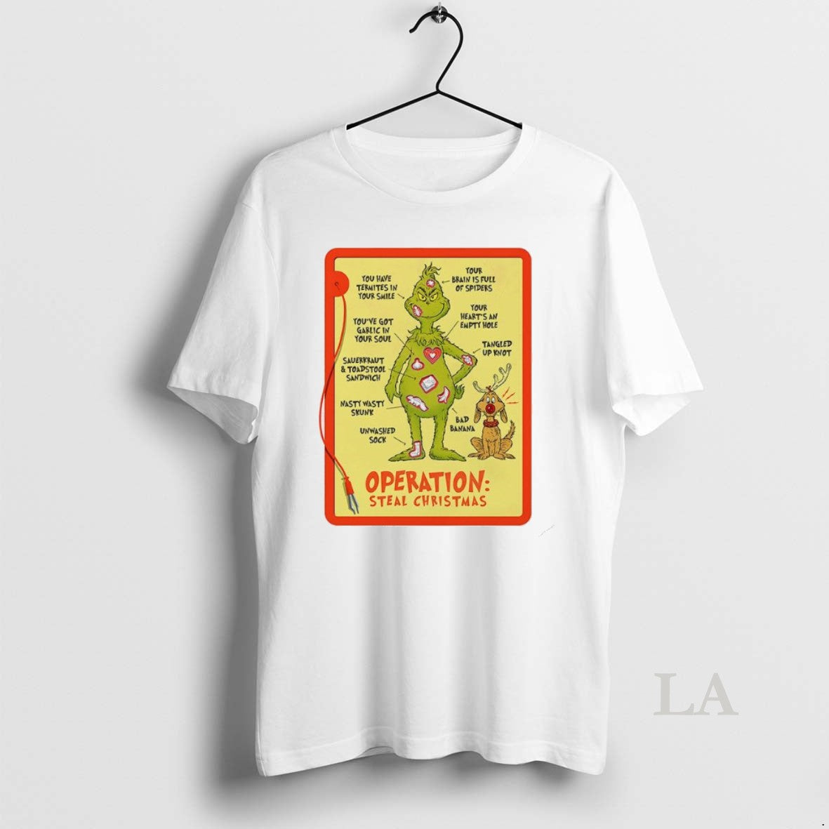 Original Grinch And Max Operation Steal Christmas Game T-Shirts, Hoodie, Sweatshirt | InkNestWear.com