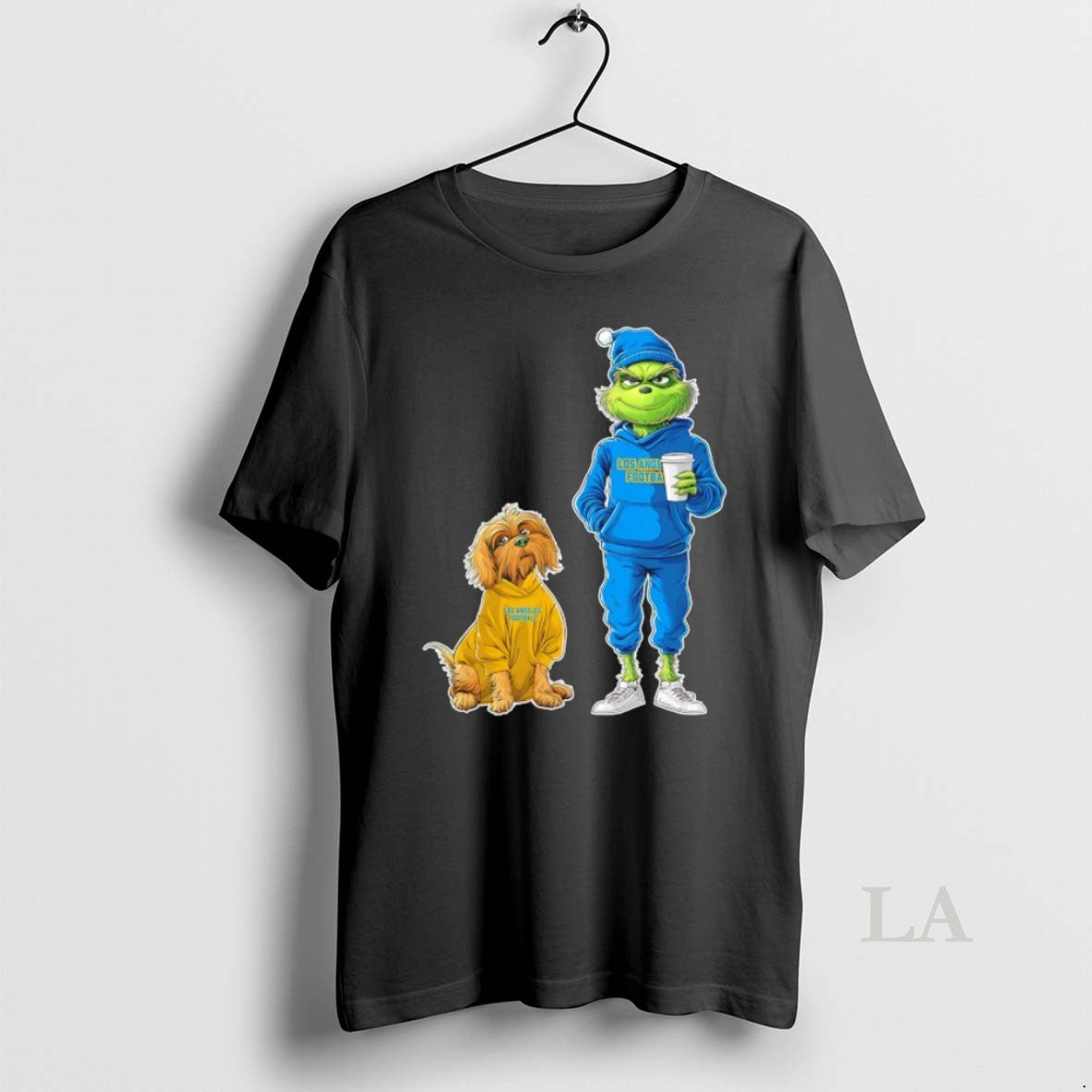Original Grinch And Dog Los Angeles Chargers Football Merry Christmas T-Shirts, Hoodie, Sweatshirt | InkNestWear.com