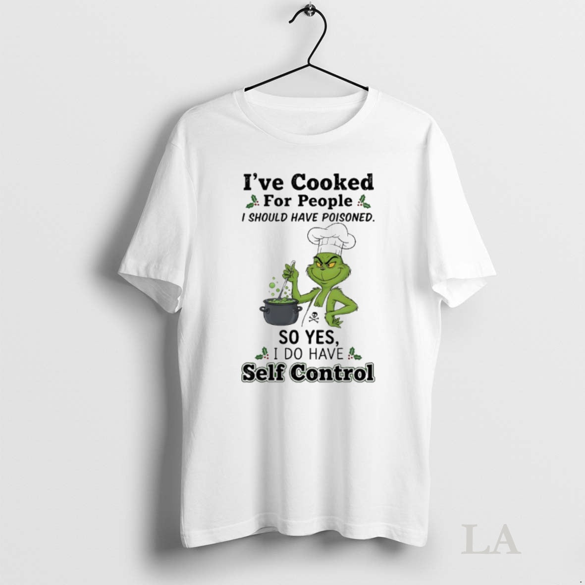 Original Grinch Chef Ive Cooked For People I Should Have Poisoned So Yes I Do T-Shirts, Hoodie, Sweatshirt | InkNestWear.com