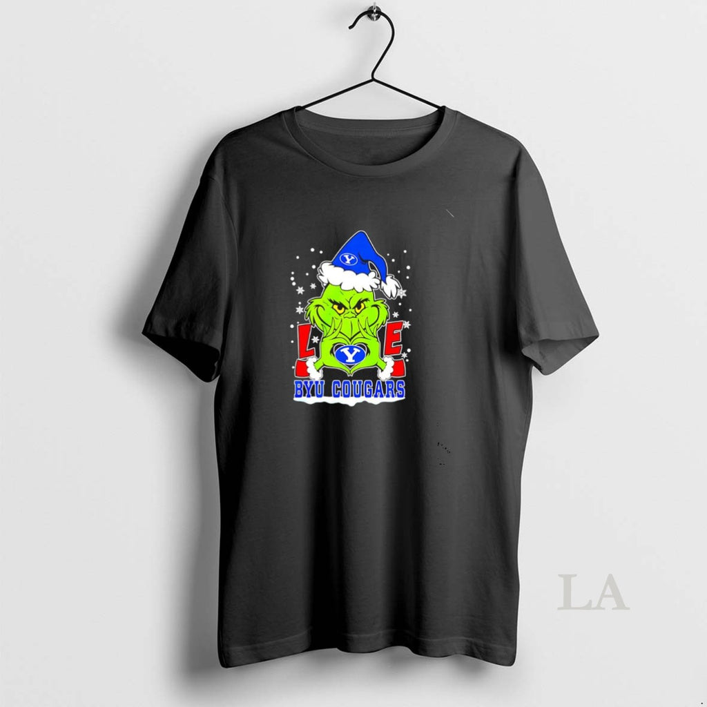 Original Grinch Love Byu Cougars Christmas 25 T-Shirts, Hoodie, Sweatshirt | InkNestWear.com