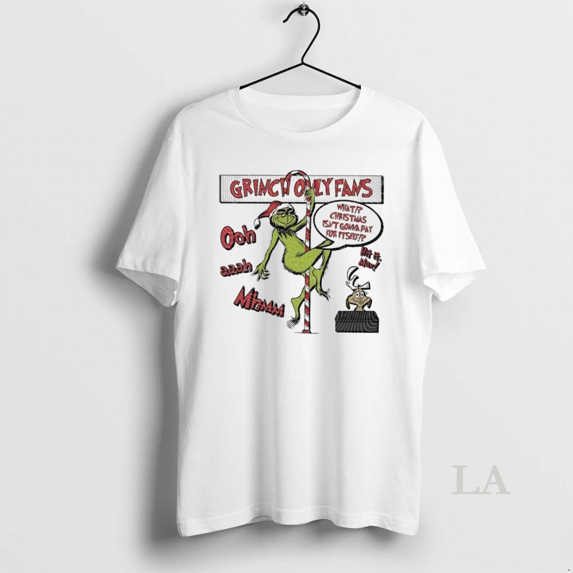 Original Grinch Only Fans What Christmas Isnt Gonna Pay Itself White T-Shirts, Hoodie, Sweatshirt | InkNestWear.com
