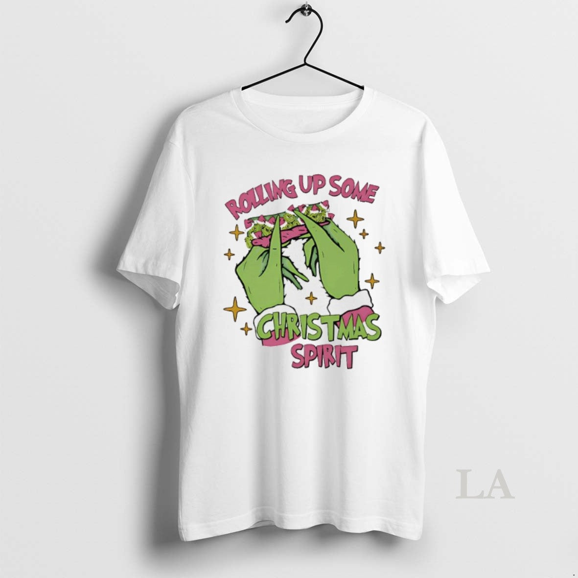 Original Grinch Rolling Up Some Christmas Spirit T-Shirts, Hoodie, Sweatshirt | InkNestWear.com