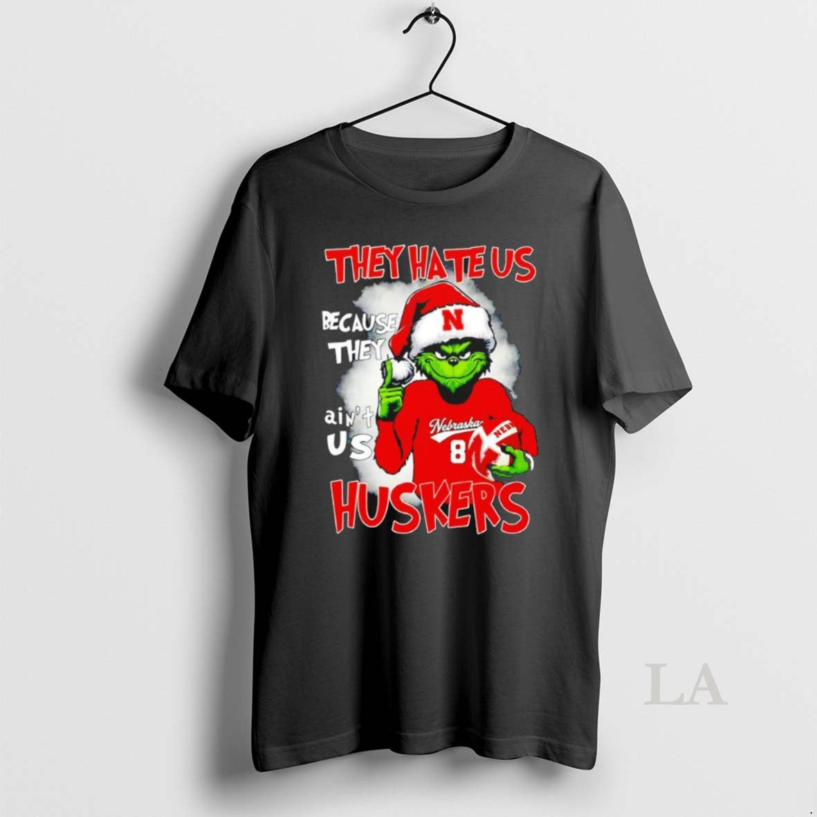 Original Grinch They Hate Us Because They Aint Us Nebraska Cornhuskers