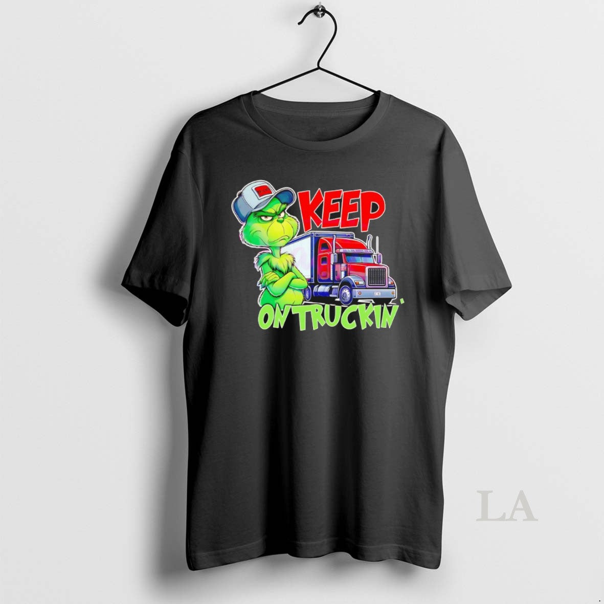 Original Grinch Truck Driver Keep On Truckin Christmas T-Shirts, Hoodie, Sweatshirt | InkNestWear.com