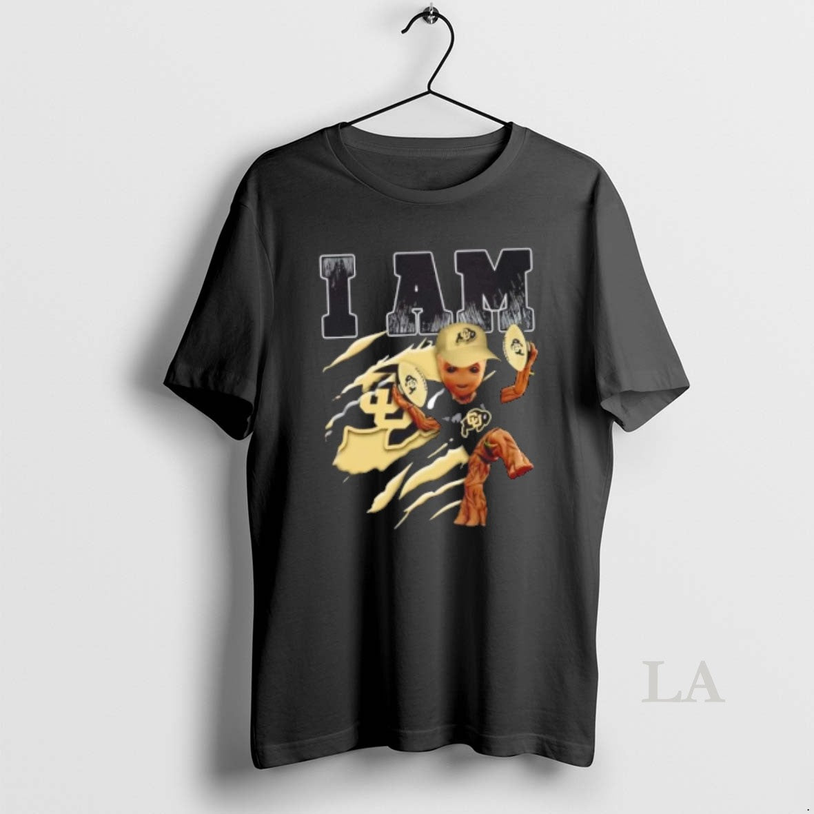 Original Groot I Am Colorado Buffaloes Fan T-Shirts, Hoodie, Sweatshirt | InkNestWear.com