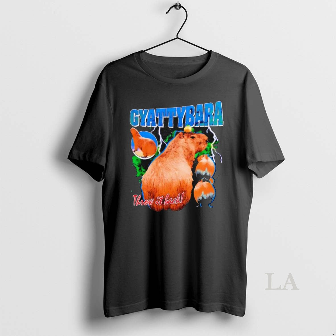 Original Gyattybara Capybaras Throw It Back Graphic T-Shirts, Hoodie, Sweatshirt | InkNestWear.com