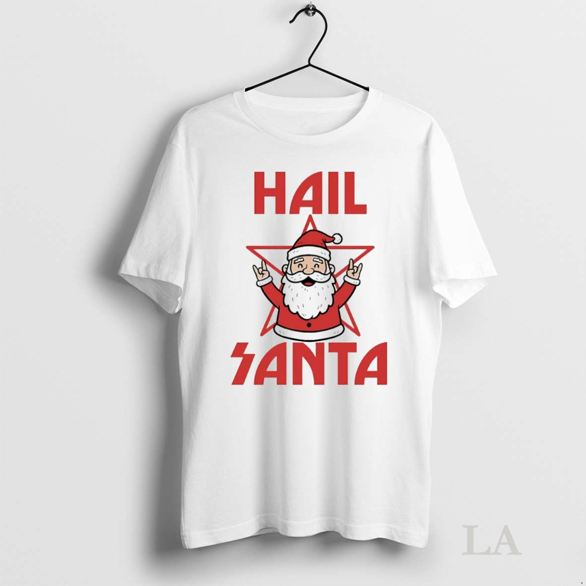 Original Hail Santa Rock And Roll Christmas Circle T-Shirts, Hoodie, Sweatshirt | InkNestWear.com