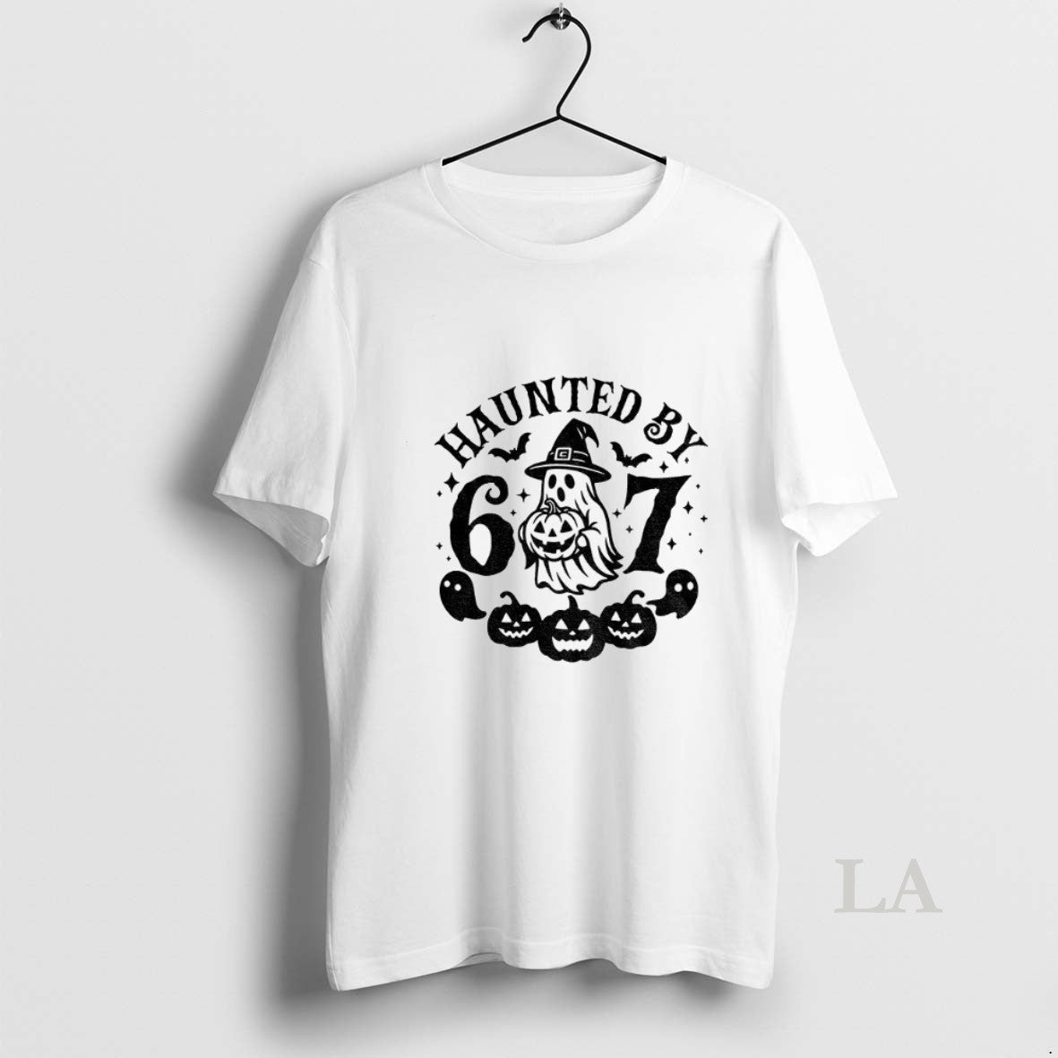 Original Haunted By 67 Funny Spooky Halloween Ghost T-Shirts, Hoodie, Sweatshirt | InkNestWear.com