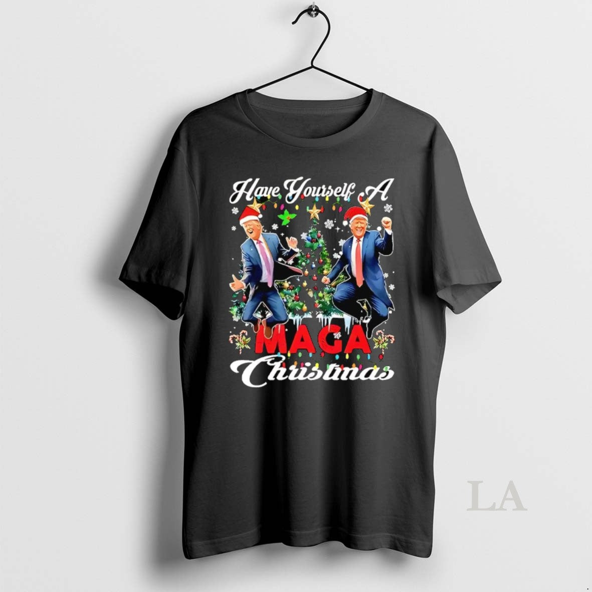 Original Have Yourself A Maga Christmas Santa Trump Dancing T-Shirts, Hoodie, Sweatshirt | InkNestWear.com