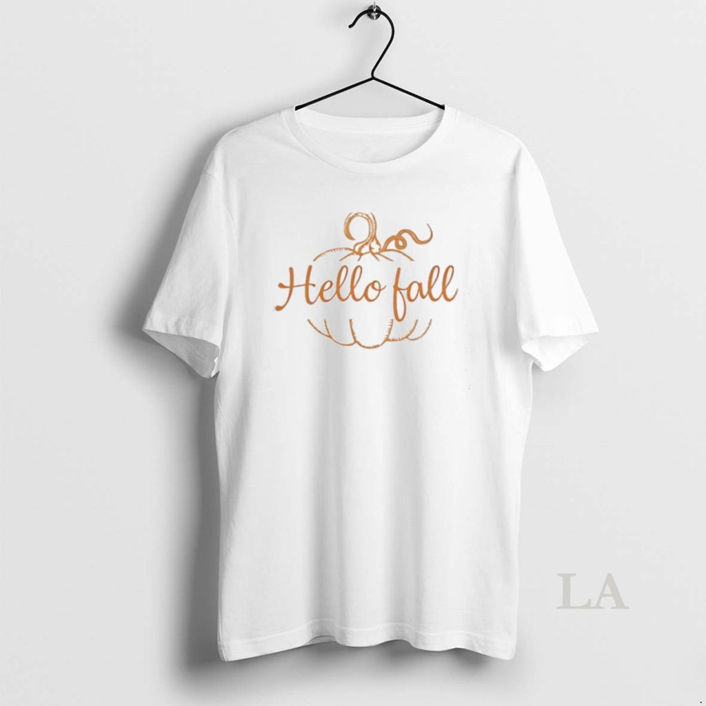 Original Hello Fall Pumpkin T-Shirts, Hoodie, Sweatshirt | InkNestWear.com