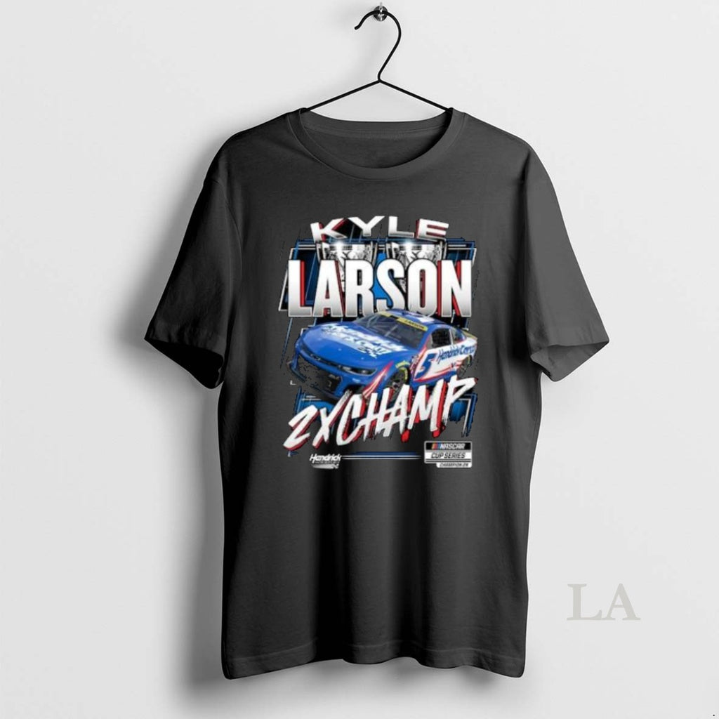 Original Hendrick Motorsports Team Kyle Larson Two Time Nascar Cup Series Champion Trophy T-Shirts, Hoodie, Sweatshirt