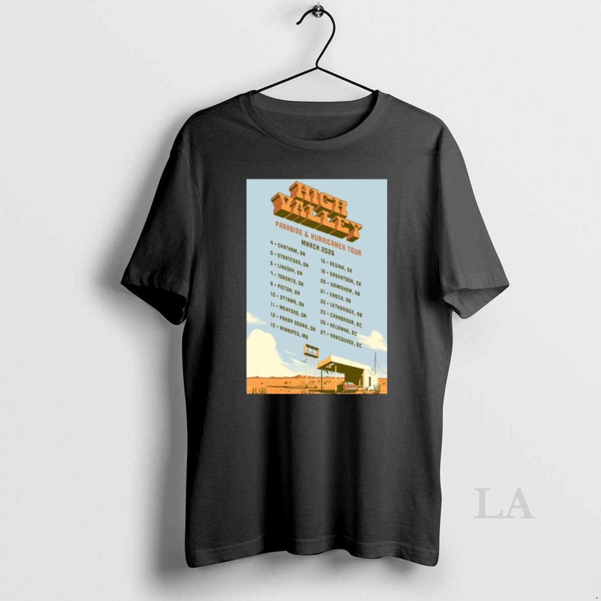 Original High Valley Paradise Hurricanes Tour March 2026 Long Sleve T-Shirts, Hoodie, Sweatshirt