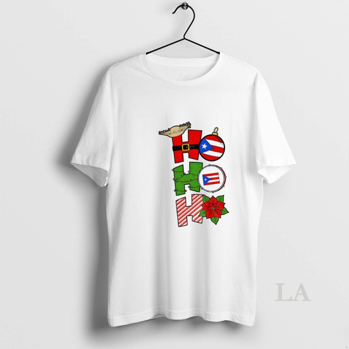 Original Ho Ho Ho Bad Bunny Navidad Boricua Puerto Rico Flag Merry Christmas T-Shirts, Hoodie, Sweatshirt | InkNestWear.com