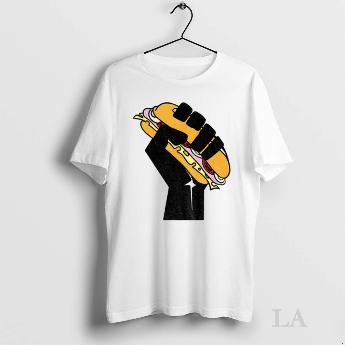 Original Hoagie Sandwich Guy Black Fist Resist Fascism Anti Trump T-Shirts, Hoodie, Sweatshirt | InkNestWear.com