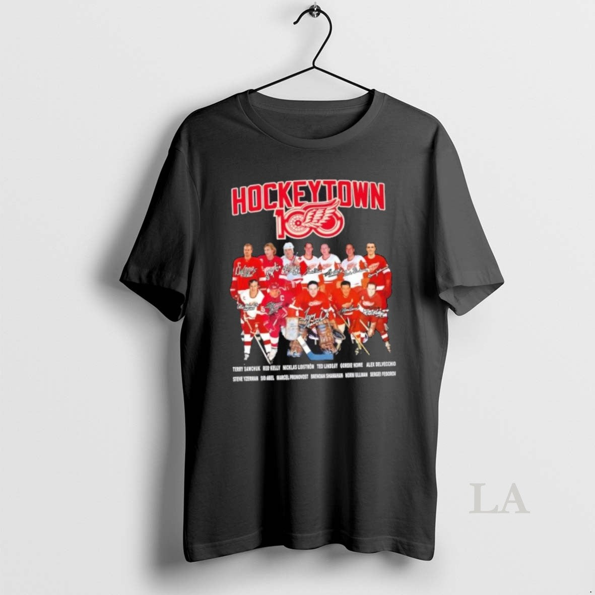 Original Hockeytown Detroit Red Wings All Legends Signatures T-Shirts, Hoodie, Sweatshirt | InkNestWear.com