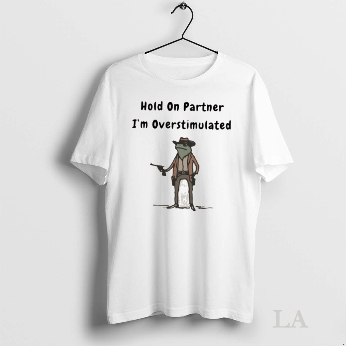 Original Hold Partner Im Overstimulated Frog T-Shirts, Hoodie, Sweatshirt