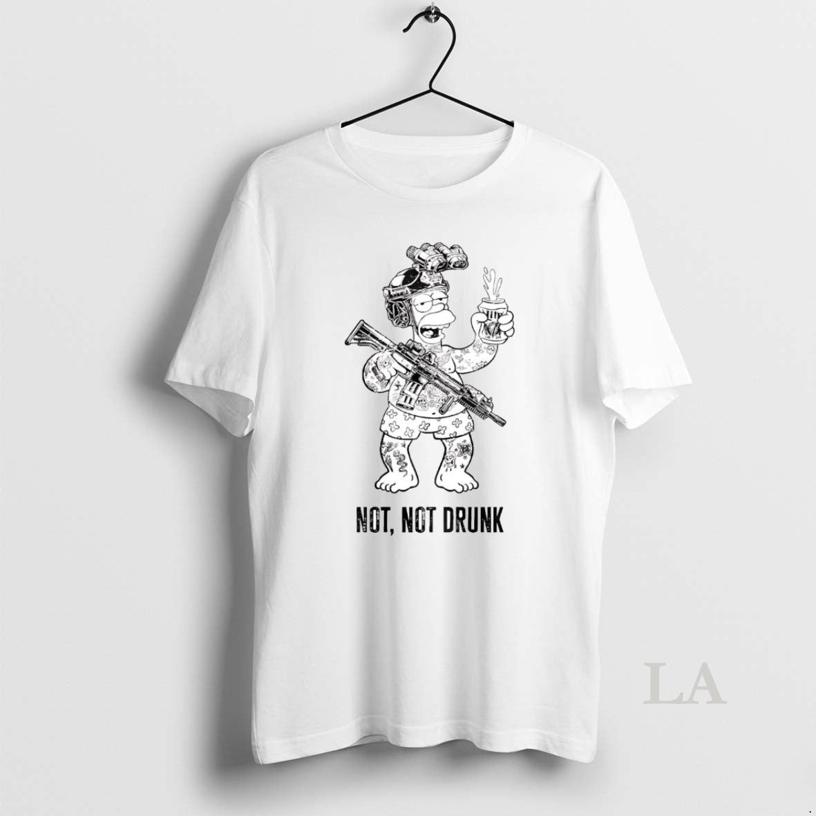 Original Homer Simpson Not Not Drunk Lite Beer T-Shirts, Hoodie, Sweatshirt | InkNestWear.com
