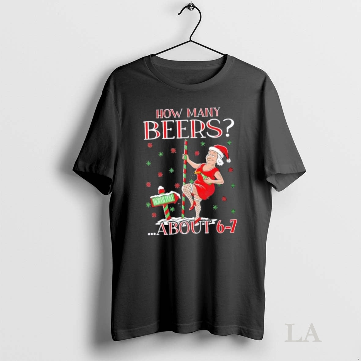 Original How Many Beers 6 7 Mrs Clause Ugly T-Shirts, Hoodie, Sweatshirt | InkNestWear.com