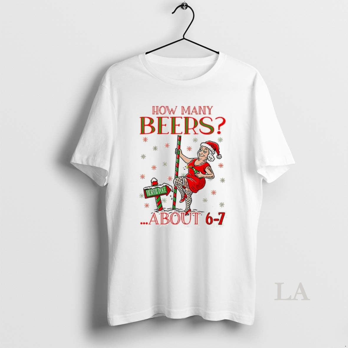 Original How Many Beers About 6 7 Mrs Clause Christmas T-Shirts, Hoodie, Sweatshirt | InkNestWear.com