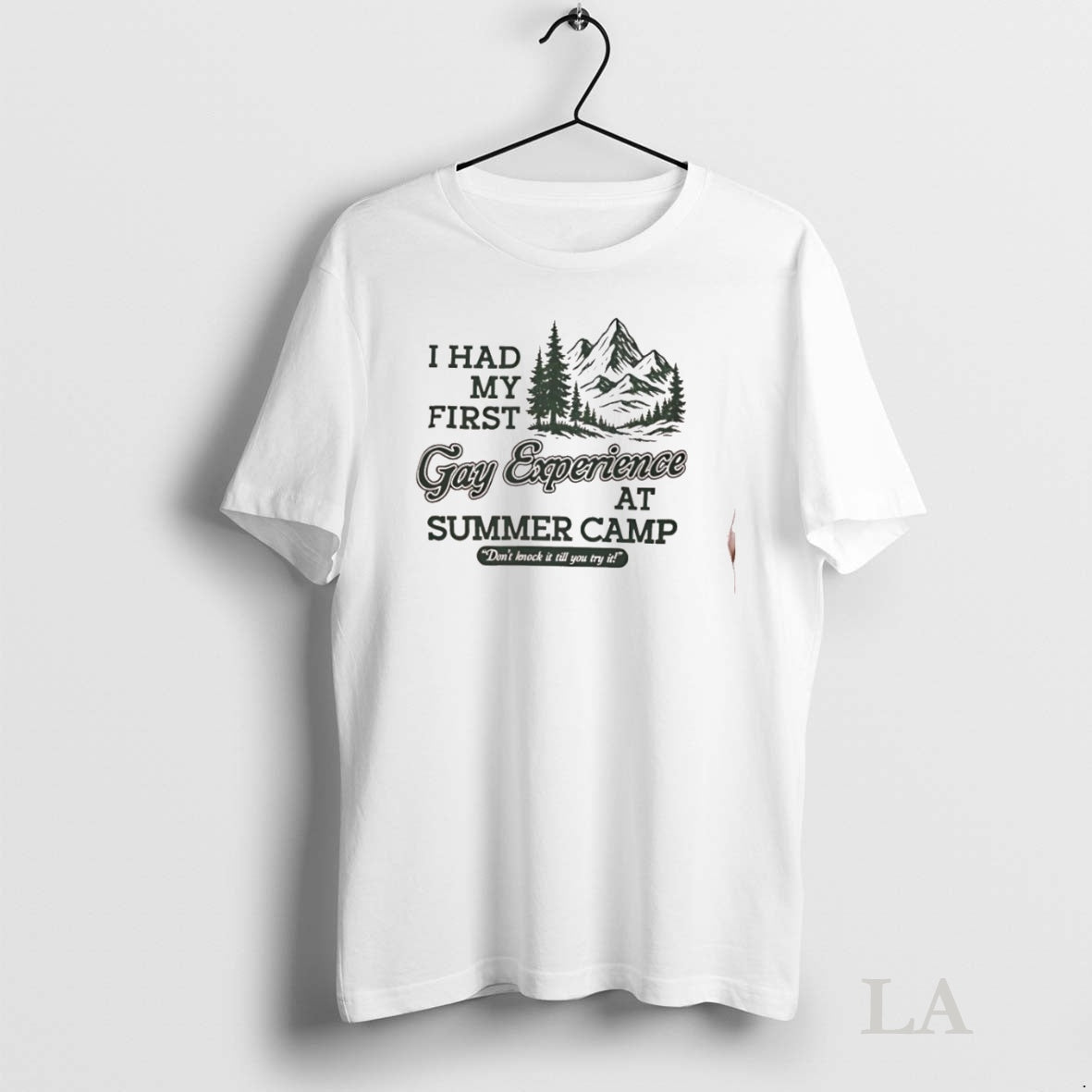 Original I Had My First Gay Experience Summer Camp Dont Knock Till You T-Shirts, Hoodie, Sweatshirt