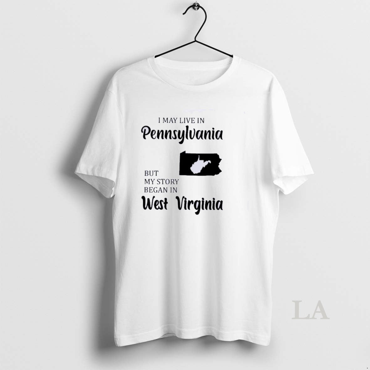 Original I May Live In Pennsylvania But My Story Began In West Virginia T-Shirts, Hoodie, Sweatshirt | InkNestWear.com