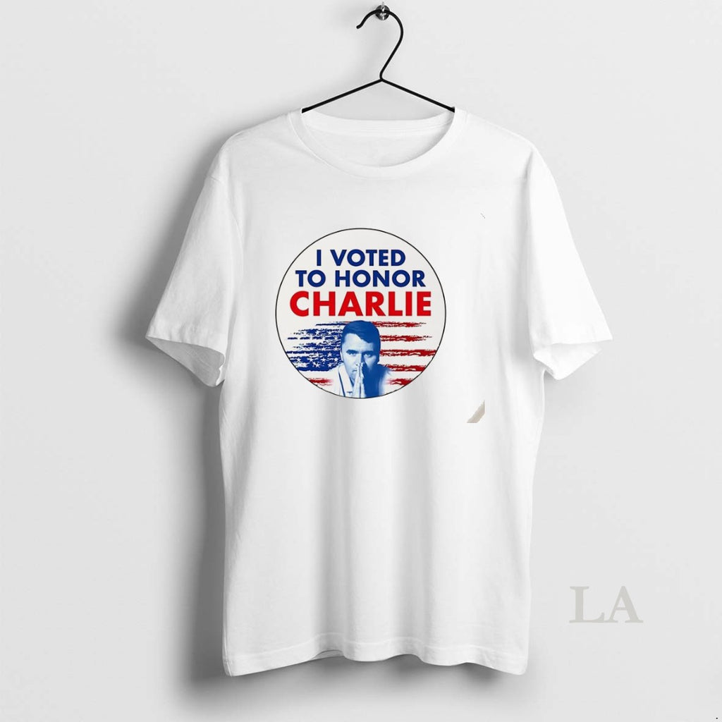 Original I Voted To Honor Charlie 2025 T-Shirts, Hoodie, Sweatshirt | InkNestWear.com