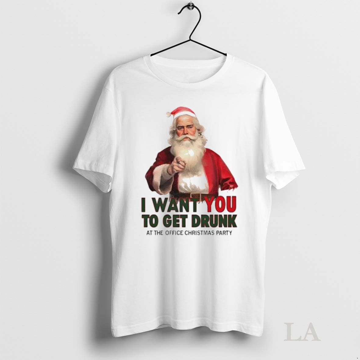 Original I Want You To Get Drunk At The Office Christmas Party Uncle Santa T-Shirts, Hoodie, Sweatshirt | InkNestWear.com