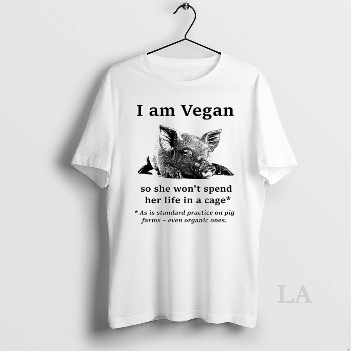 Original I Am Vegan So He Wont Spend Her Life In A Cage T-Shirts, Hoodie, Sweatshirt | InkNestWear.com