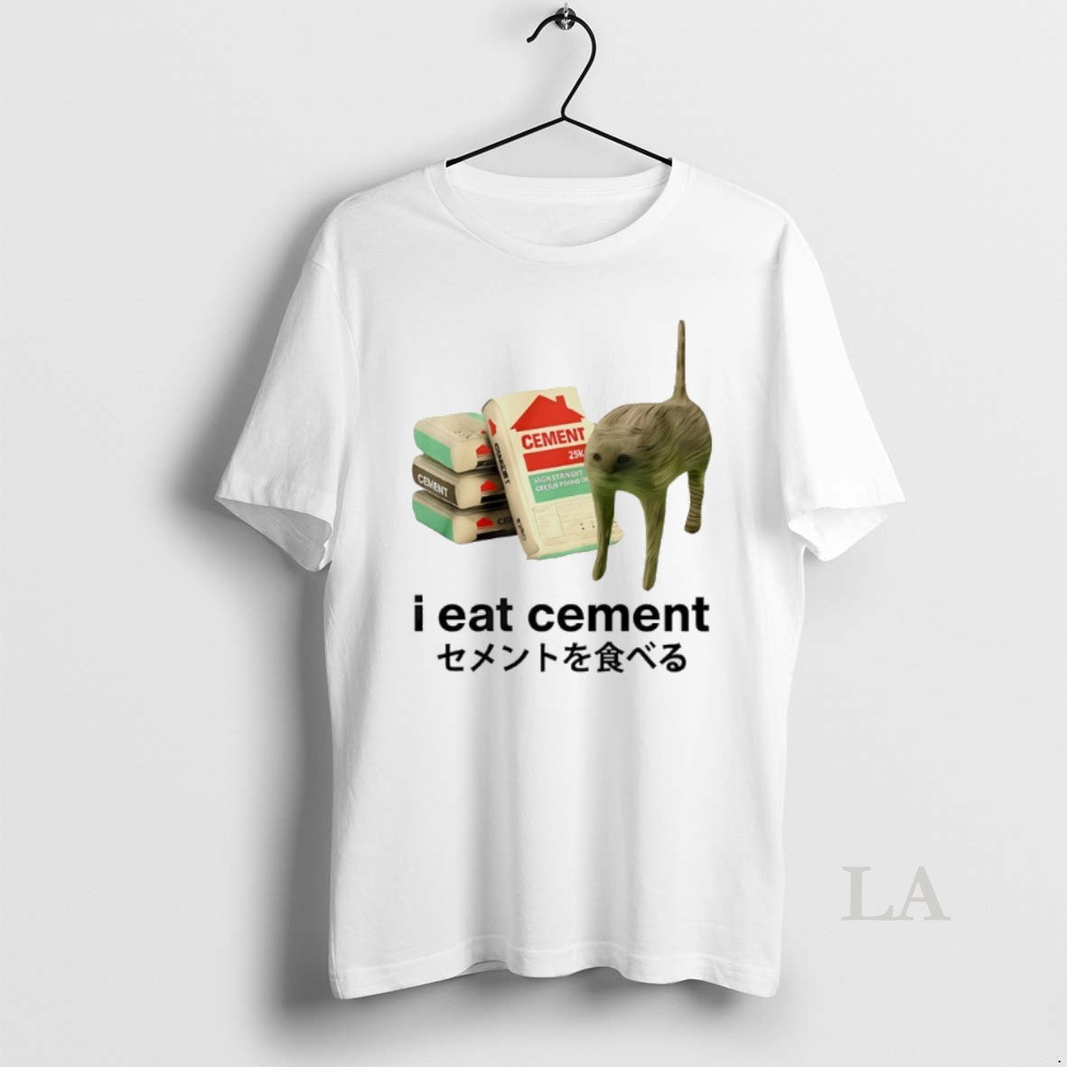 Original I Eat Cement Cat Meme T-Shirts, Hoodie, Sweatshirt | InkNestWear.com