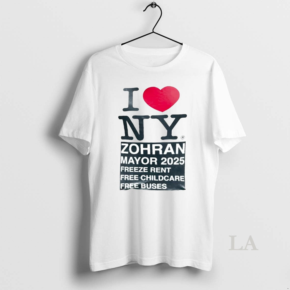 Original I Love New York Zohran Mayor 2025 Freeze Rent Free Childcare T-Shirts, Hoodie, Sweatshirt | InkNestWear.com