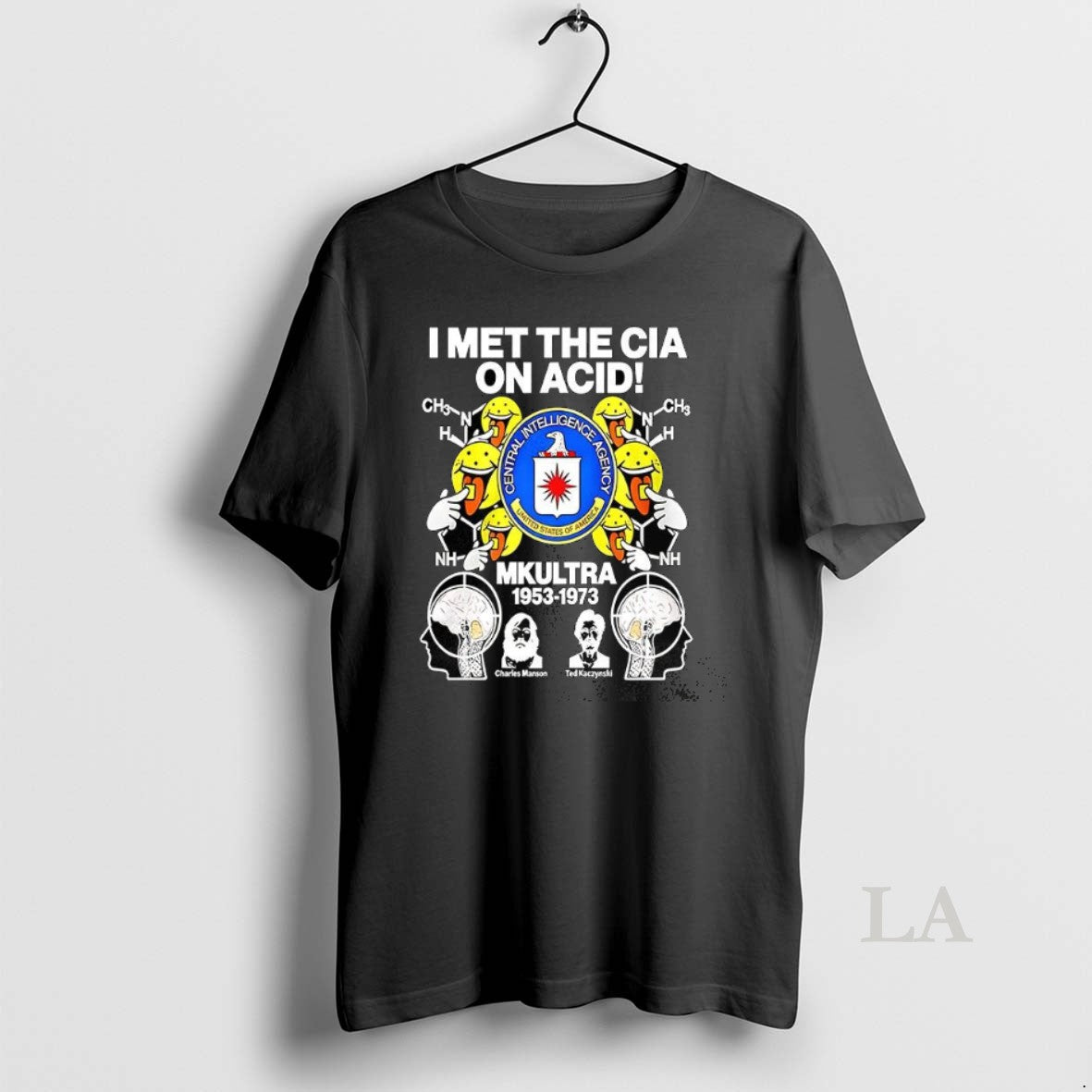 Original I Met The Cia On Acid Mkultra Central Intelligence Agency T-Shirts, Hoodie, Sweatshirt | InkNestWear.com