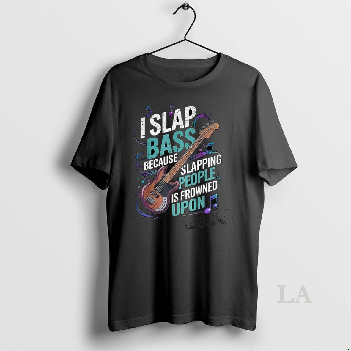 Original I Slap Bass Because Slapping People Is Frowned Upon Guitar Bass T-Shirts, Hoodie, Sweatshirt | InkNestWear.com