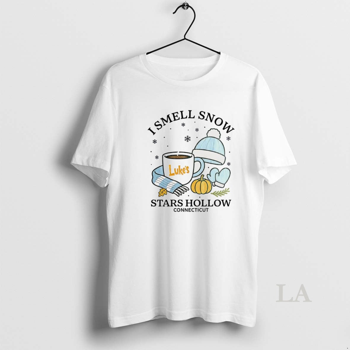 Original I Smell Snow Stars Hollow Connecticut Christmas T-Shirts, Hoodie, Sweatshirt | InkNestWear.com