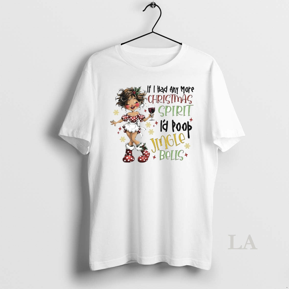 Original If I Had Any More Christmas Spirit Id Poop Jingle Bells T-Shirts, Hoodie, Sweatshirt | InkNestWear.com