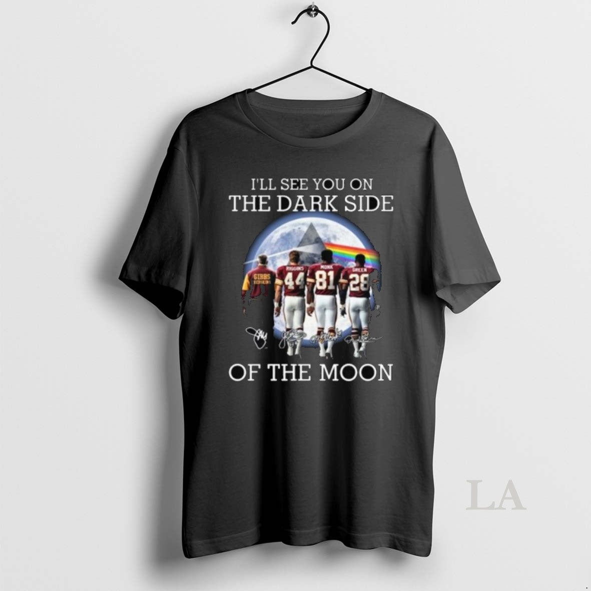 Original Ill See You On The Dark Side Of The Moon Washington Redskins Legends Signatures T-Shirts, Hoodie, Sweatshirt