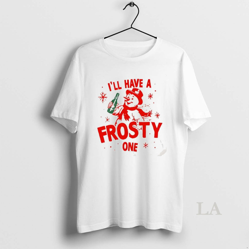 Original Ill Have A Frosty One Snowman Christmas T-Shirts, Hoodie, Sweatshirt | InkNestWear.com