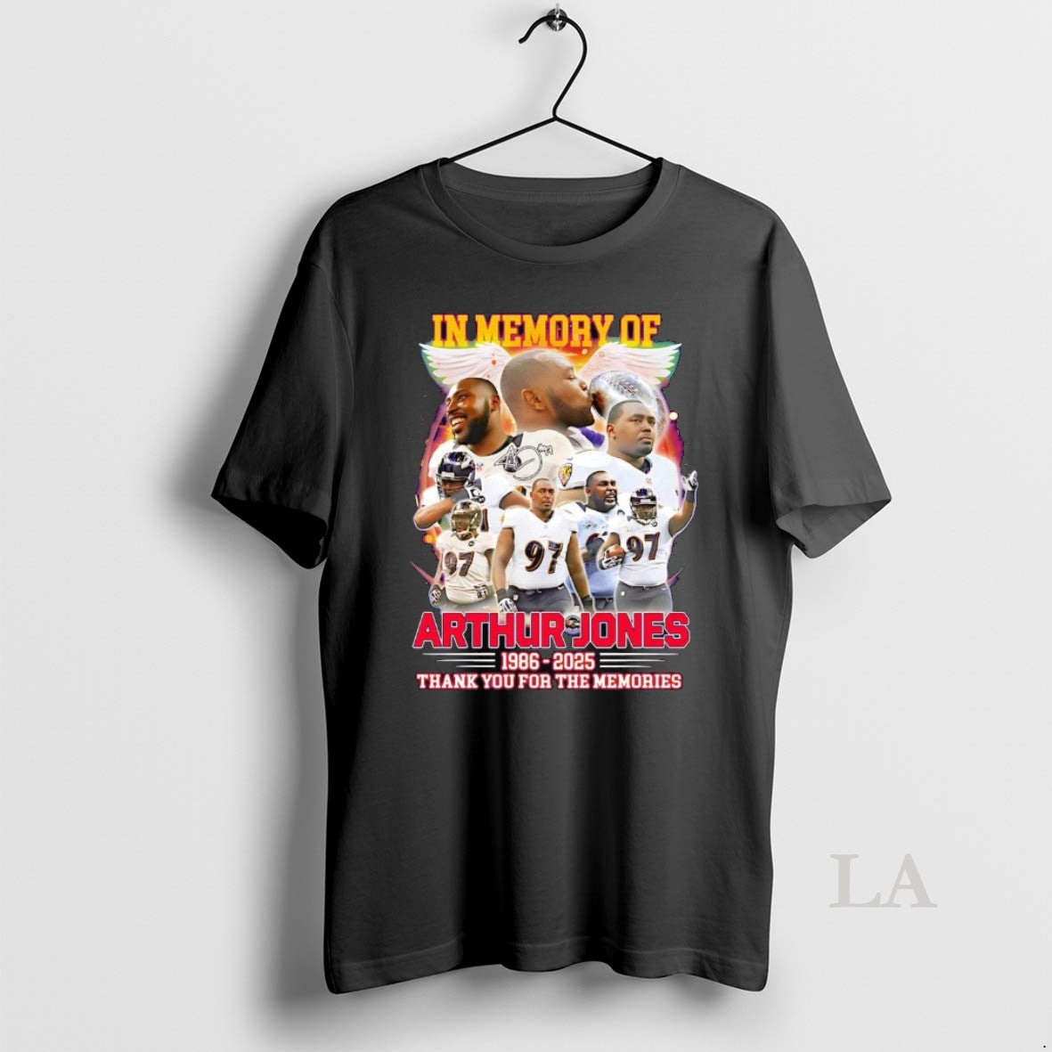 Original In Memory Of Arthur Jones 1986 2025 Thank You For The Memories T-Shirts, Hoodie, Sweatshirt | InkNestWear.com