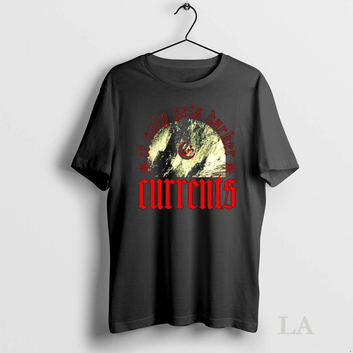 Original It Only Gets Darker Currents T-Shirts, Hoodie, Sweatshirt | InkNestWear.com