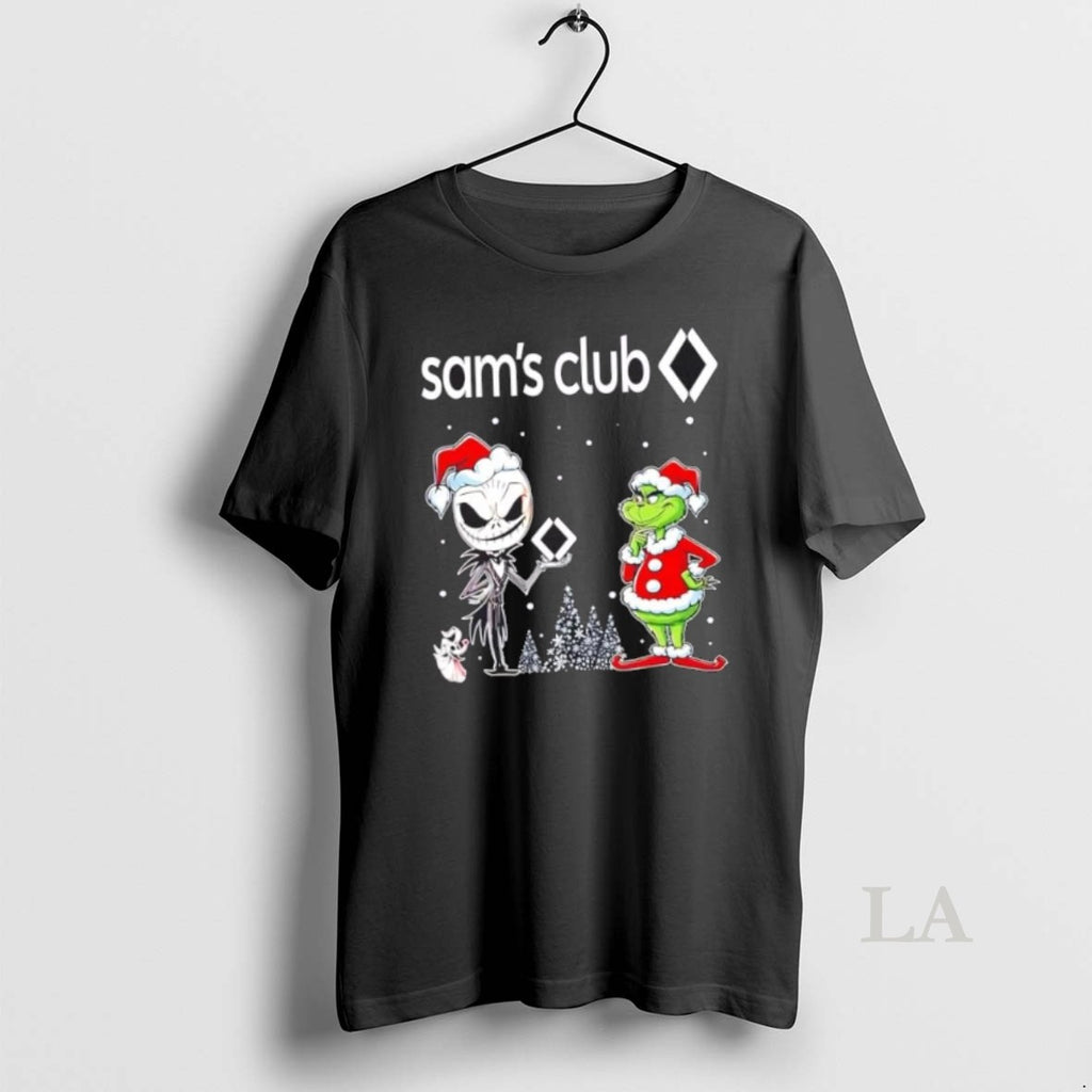 Original Jack Skellington And Grinch X Sams Club Is This Jolly Enough Christmas T-Shirts, Hoodie, Sweatshirt