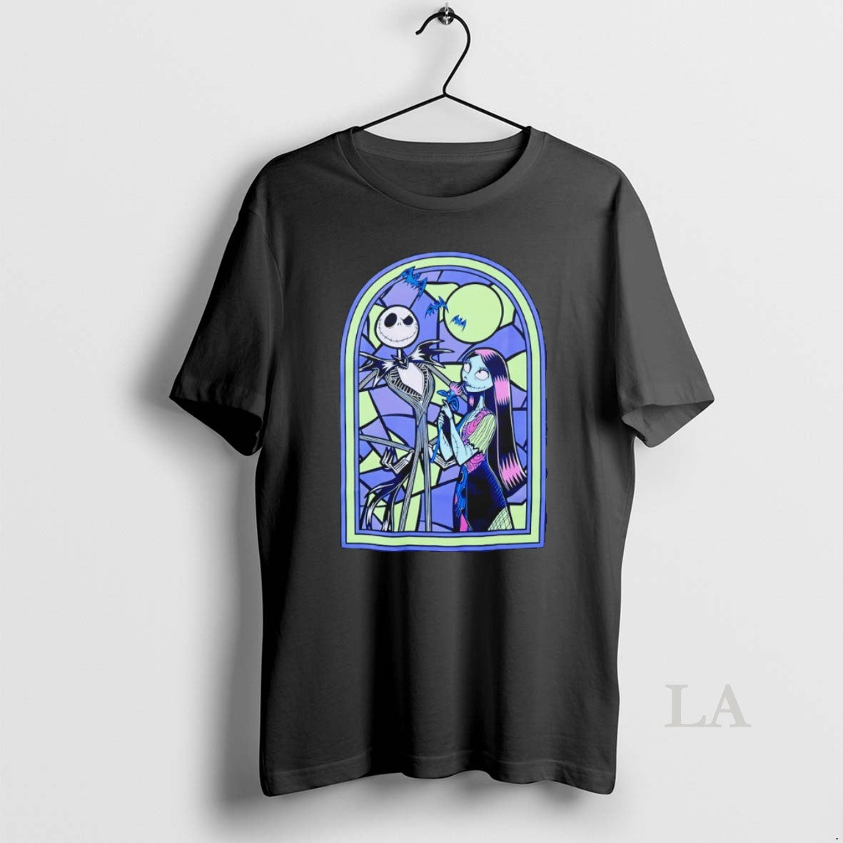 Original Jack And Sally The Nightmare Before Christmas Stained Glass T-Shirts, Hoodie, Sweatshirt | InkNestWear.com