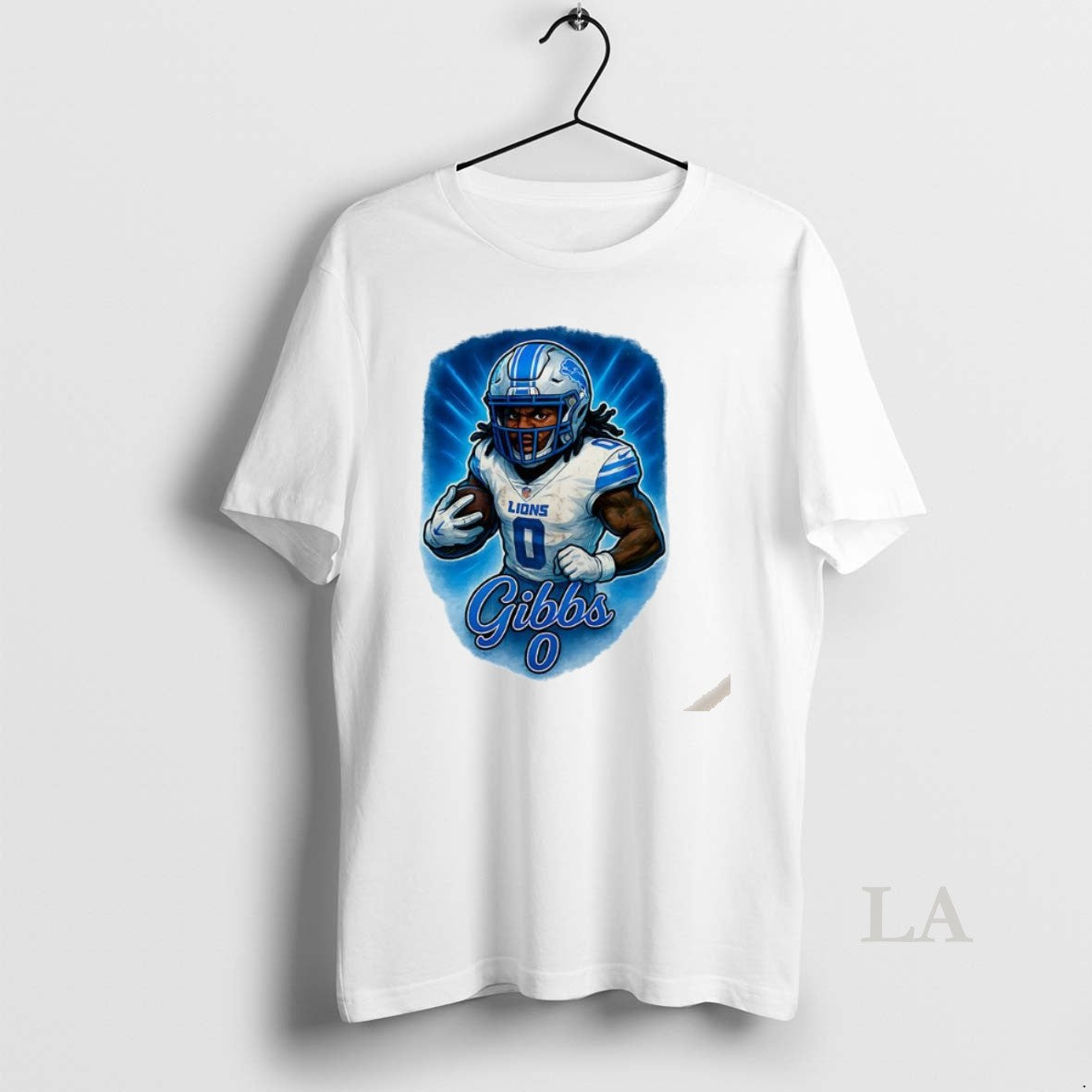 Original Jahmyr Gibbs Detroit Lions Football Number 0 Caricature T-Shirts, Hoodie, Sweatshirt | InkNestWear.com