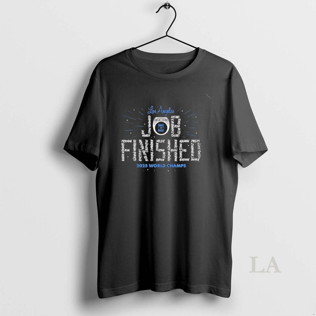 Original Job Finished Los Angeles Dodgers Back To Back 2025 World Champs T-Shirts, Hoodie, Sweatshirt | InkNestWear.com